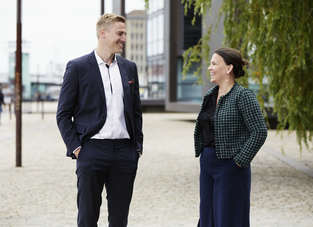 Sebastian Harung CEO og grunnlegger, Linn Hoel Ringvoll Daglig leder og CLO